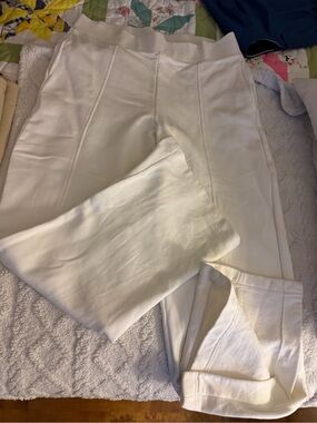 Frank & Oak Women’s White Pants in 100% Cotton-like new